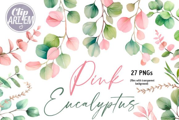 Download Eucalyptus Greenery 27 PNG Clip Art Set - Png Collection
