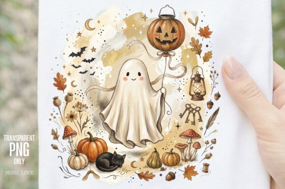 Download Cute Ghost Halloween PNG - Png Collection