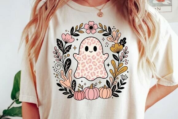 Download Boho Ghost Png, Cute Halloween Ghost Png - Png Collection