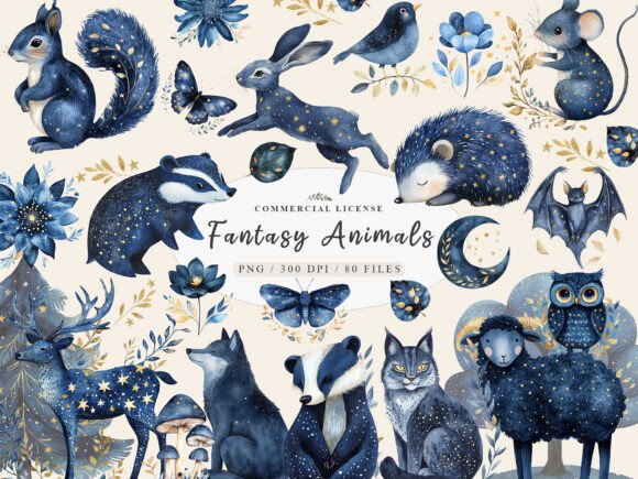 Download Magical Woodland Animals Creatures Png - Png Collection