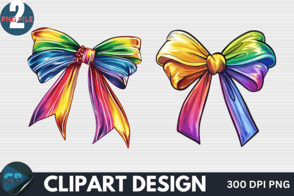 Download Colorful Rainbow Bow Clipart PNG - Png Collection