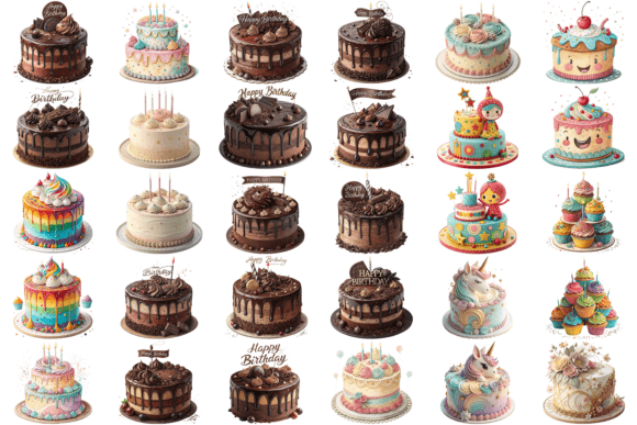 Download 31 Birthday Cake Clipart PNG Bundle - Png Collection