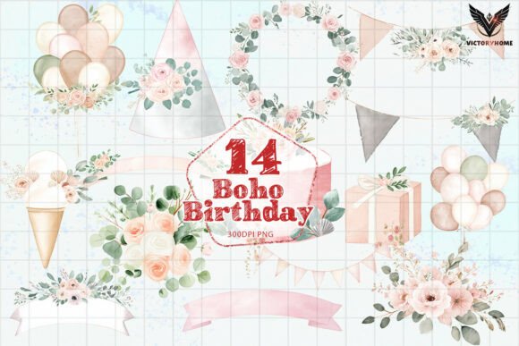 Download Boho Birthday PNG - Png Collection
