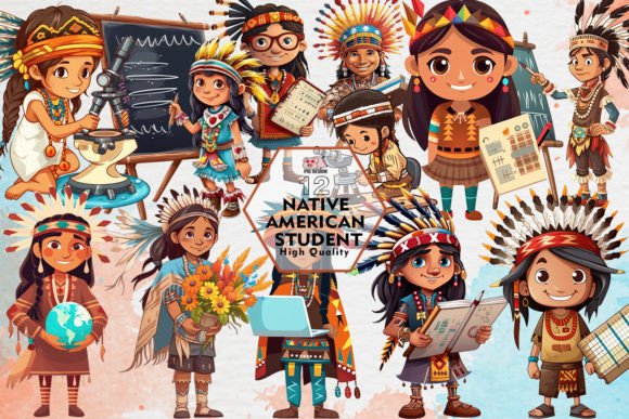 Download Native American Student Clipart PNG - Png Collection