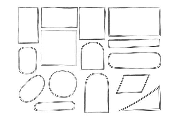 Download Hand Drawn Freeform Frame Shape - Freeform Collection