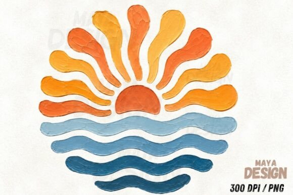 Download Abstract Sunset Waves PNG, Coastal Ocean - Png Collection