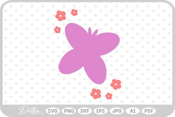 Download Flowers and Butterfly Wing SVG PNG DXF - Png Collection