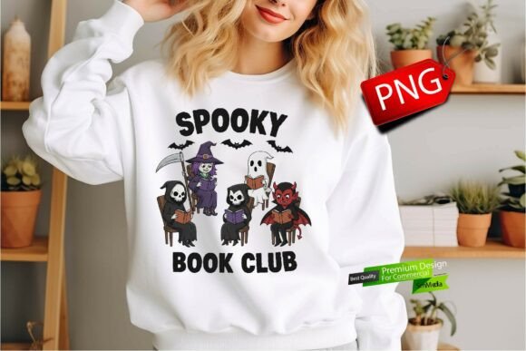 Download Spooky Book Club Bookish Halloween PNG - Png Collection