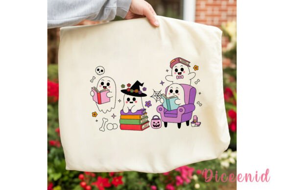 Download Cute Spooky Ghosts Reading PNG Clipart - Png Collection