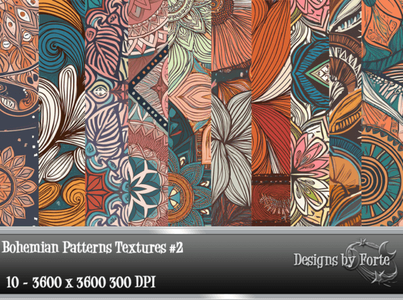 Download Bohemian Patterns Textures #2 - Pattern Collection