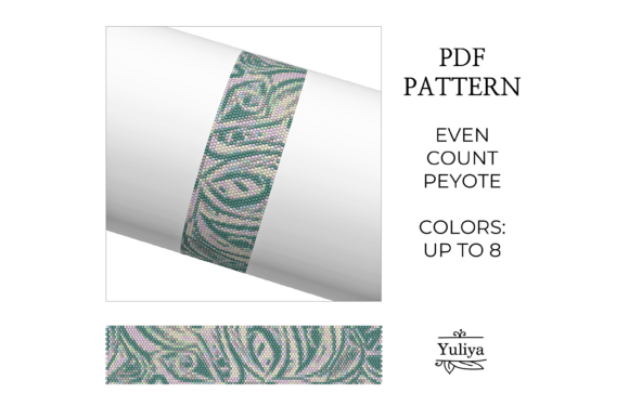 Download Unusual Abstract Peyote Bracelet Pattern - Pattern Collection