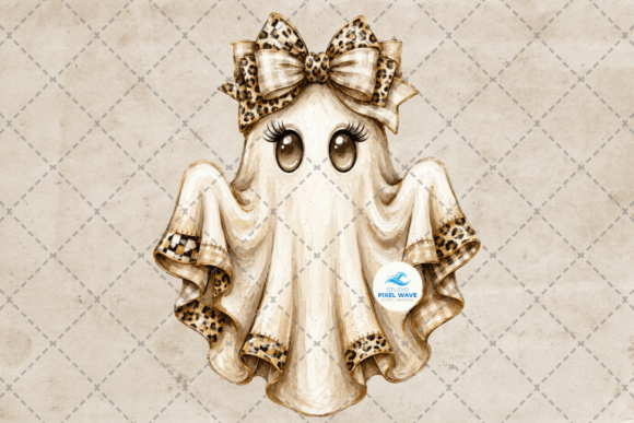 Download Preppy Coquette Ghost Halloween Png - Png Collection