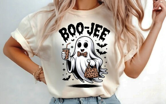 Download Boo-Jee Ghost Halloween Leopard Png - Png Collection