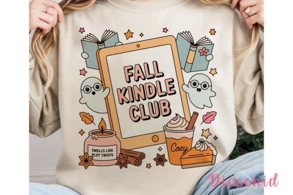 Download Cozy Autumn Reading Ghosts PNG Clipart - Png Collection