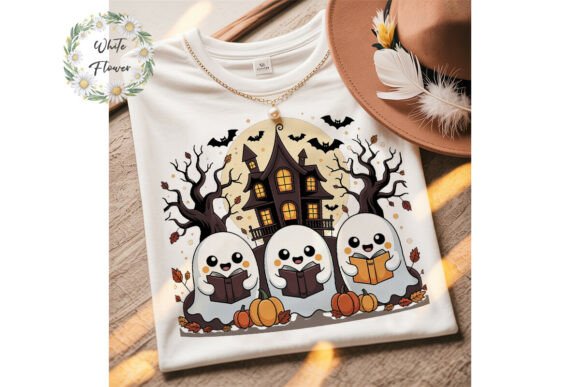 Download Reading Ghosts Halloween PNG Clipart - Png Collection