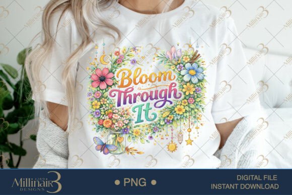 Download Bloom Through It PNG Watercolor Floral - Png Collection